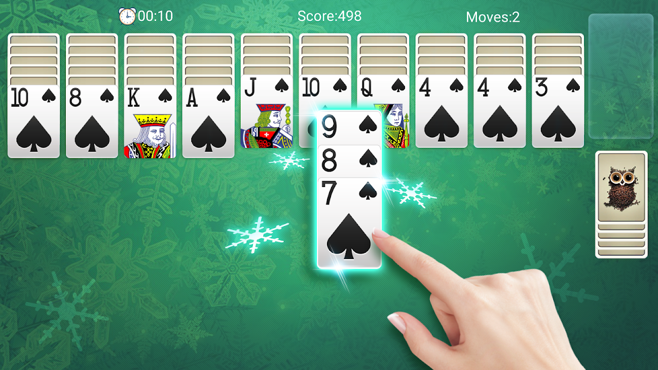 Spider Solitaire Classic Game 螢幕截圖 2