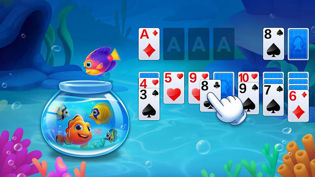 Solitaire Fish 2024 螢幕截圖 1