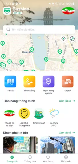 BusMap Hà Nội Ekran Görüntüsü 1