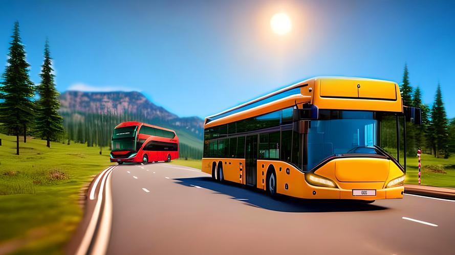 Bus Simulator Games: Bus Games Capture d'écran 2