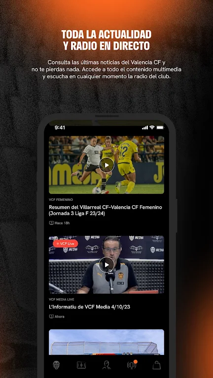 Valencia CF - Official App Capture d'écran 1