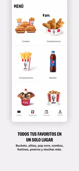 KFC APP - Ec, Co, Cl, Ar y Ve Capture d'écran 3