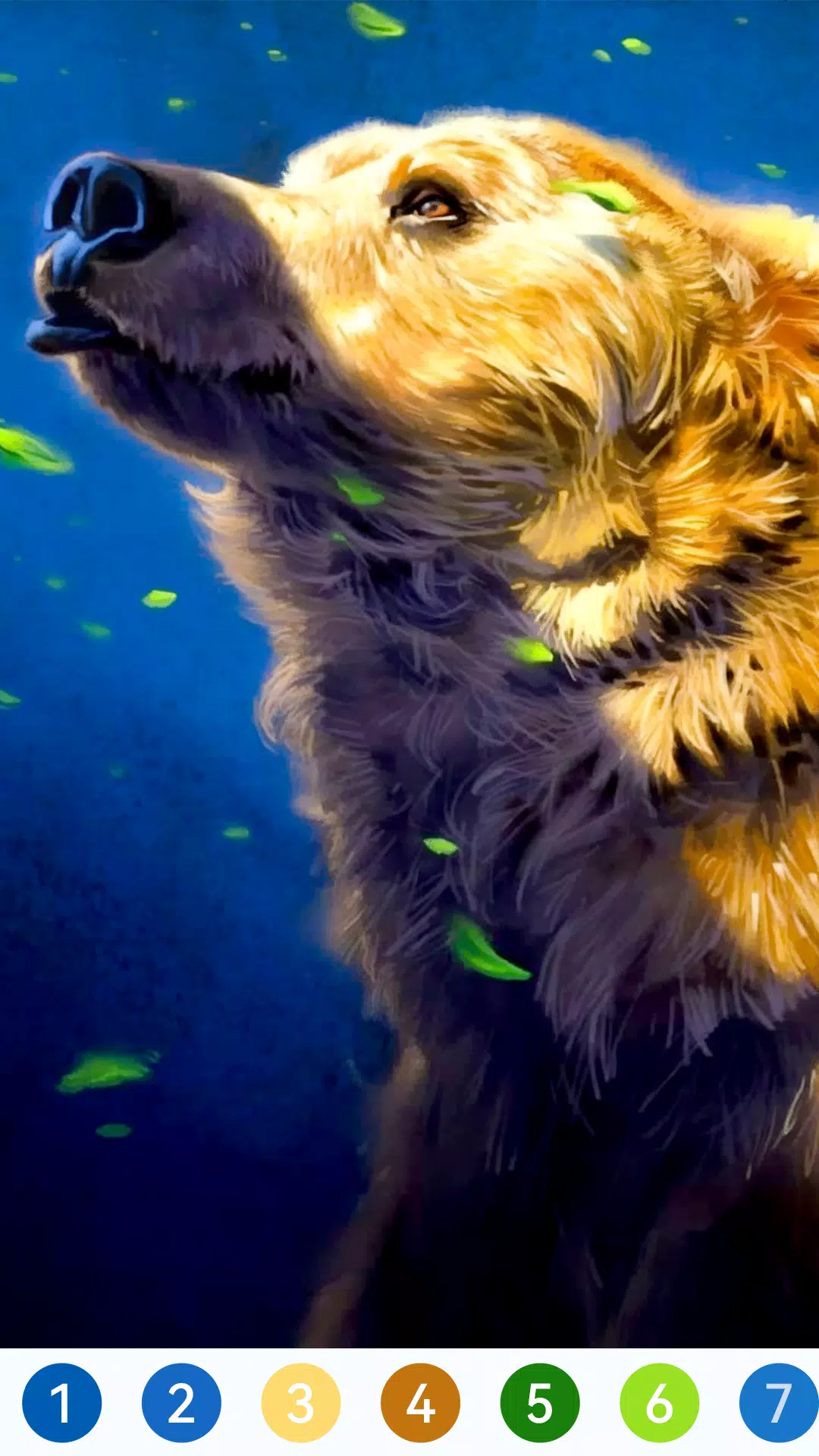 Animal Paint by Number Game 螢幕截圖 0