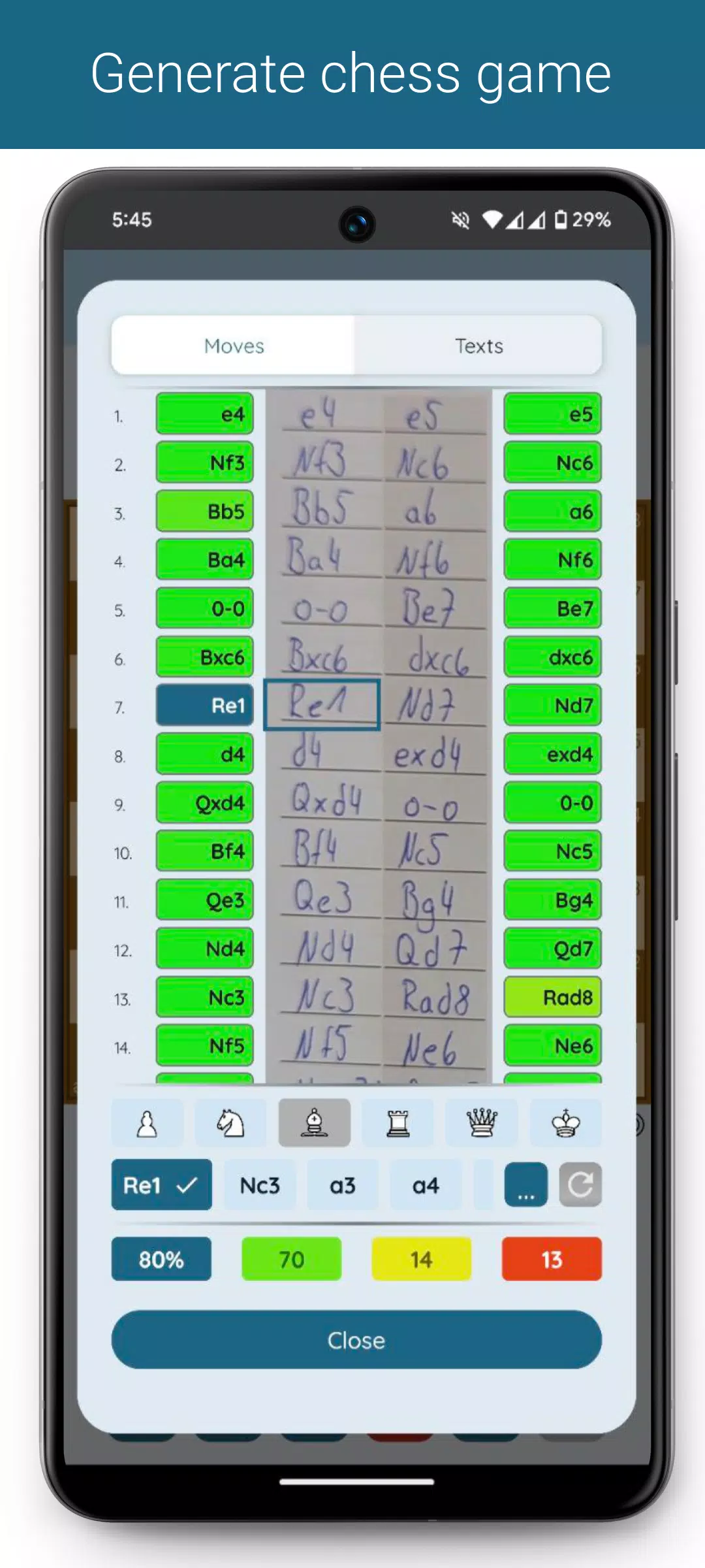 Chess Scanner Schermafbeelding 1