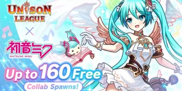 Equipes da Unison League se unem a Hatsune Miku e aos principais ídolos do Vocaloid