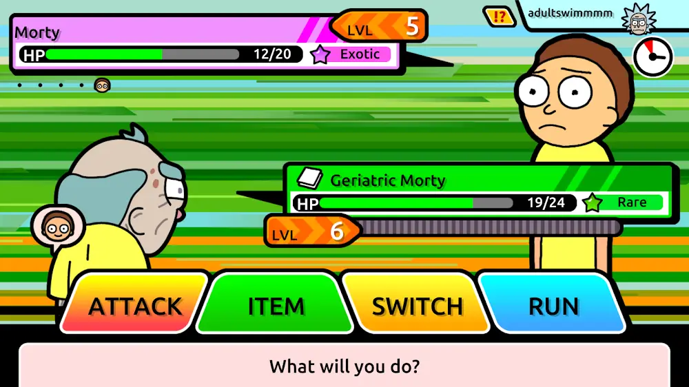 Rick and Morty: Pocket Mortys 螢幕截圖 2