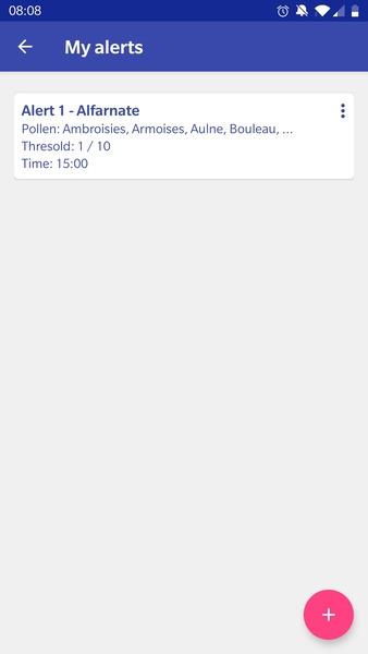 Alert Pollen ภาพหน้าจอ 3