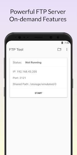 FTP Tool - FTP Server & Client Captura de pantalla 0