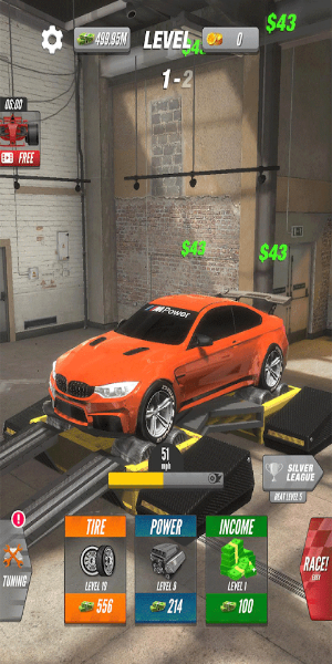 Dyno 2 Race - Car Tuning Schermafbeelding 1