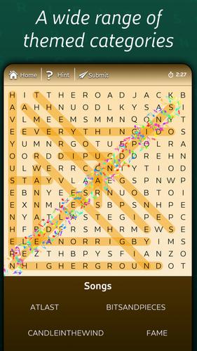 Astraware Wordsearch Captura de pantalla 1