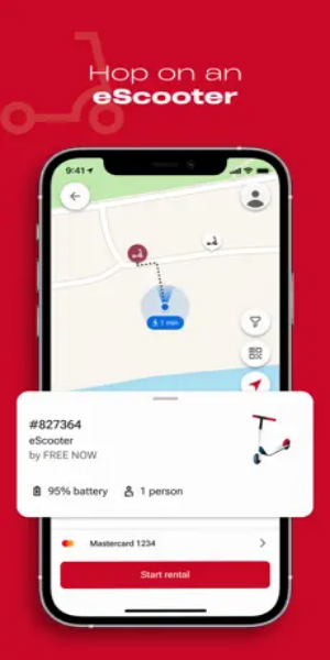 FREENOW - Mobility Super App Captura de pantalla 1