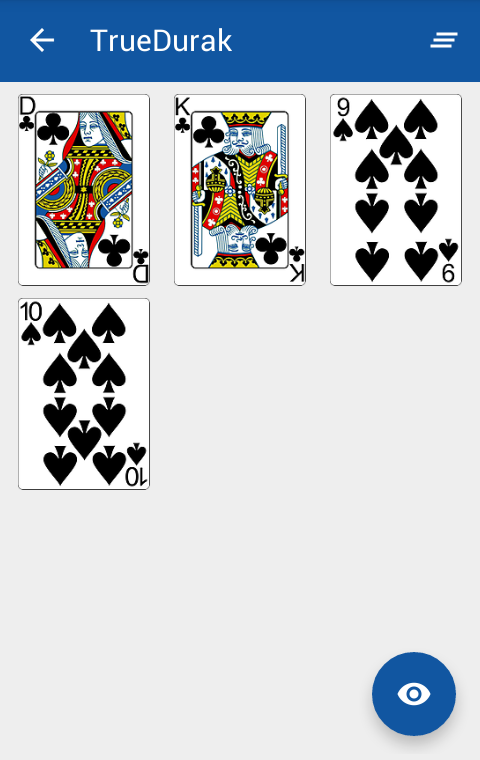True Durak – game needs at least 3 devices to play 스크린샷 1