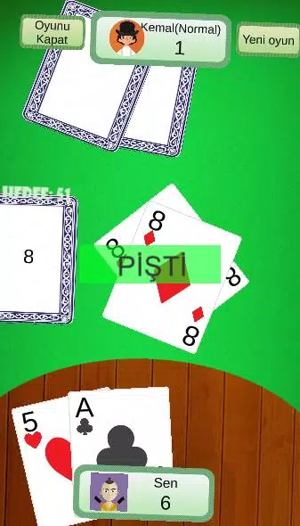 Schermata Klasik Pişti İnternetsiz 2