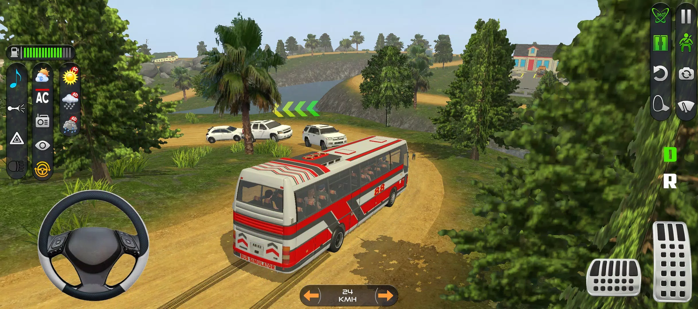 Offroad Bus: Coach Bus Driving ภาพหน้าจอ 1