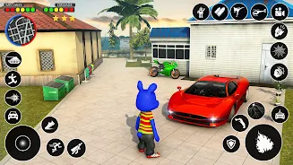 Blue Monster Crime Fighter应用截图第0张