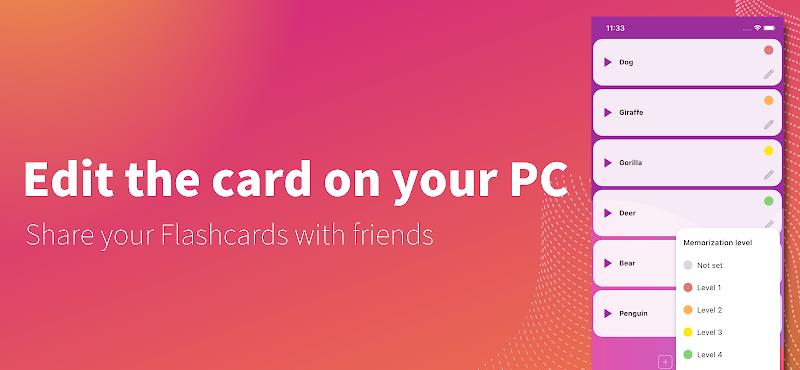 Flashcard maker ဖန်သားပြင်ဓာတ်ပုံ 3
