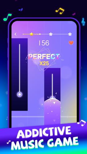 Beat Piano Dance:music game Capture d'écran 0