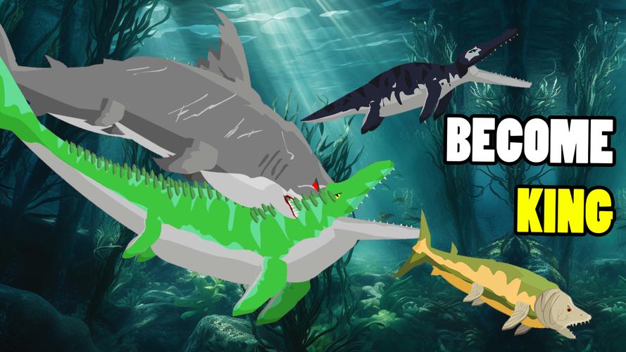 Megalodon Fights Sea Monsters ဖန်သားပြင်ဓာတ်ပုံ 3