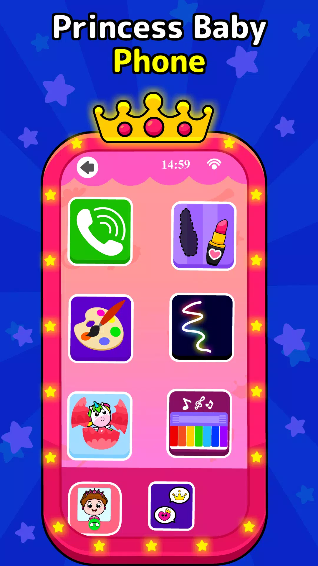 Timpy Baby Princess Phone Game 螢幕截圖 0