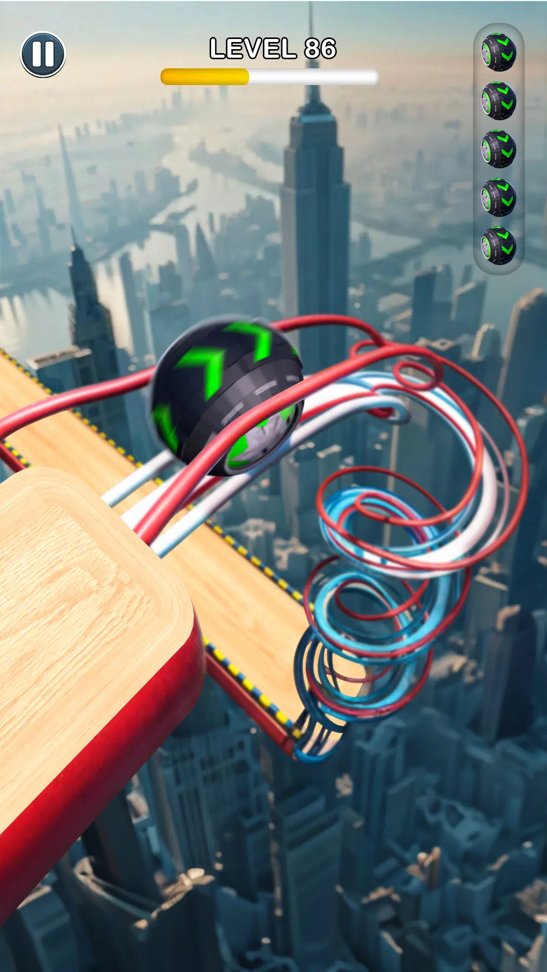 Rolling Ball Sky Escape 螢幕截圖 3