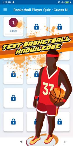 basketball player quiz 스크린샷 1