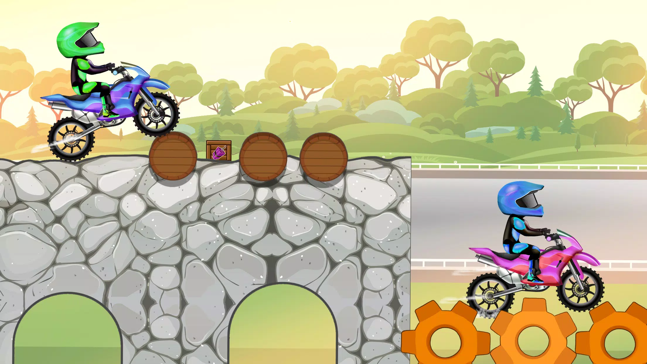 Moto Bike Stunt Race 螢幕截圖 1