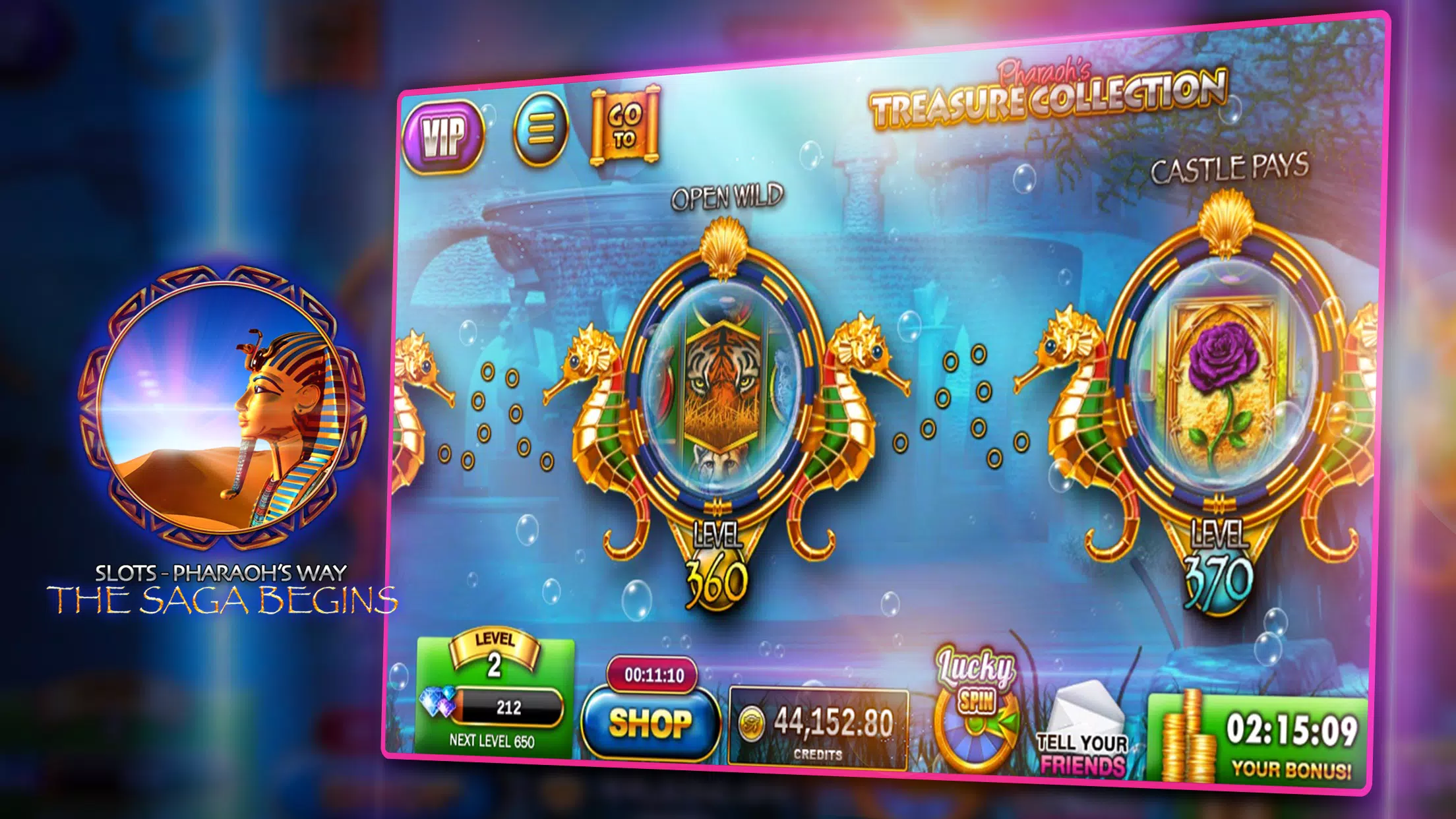 Slots - Pharaoh's Way Casino 螢幕截圖 1