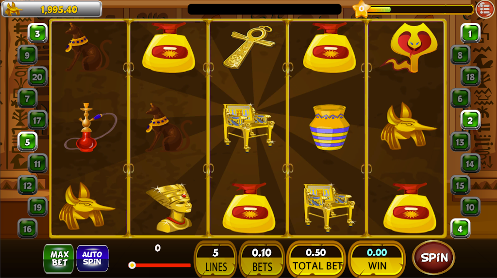 Classic Cleopatra Egypt Slot Machine ♛应用截图第2张