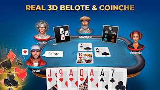 Belote & Coinche by Pokerist 螢幕截圖 0