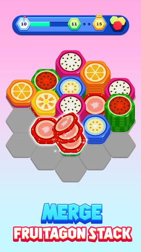 Fruitagon: Stack Sort Schermafbeelding 1