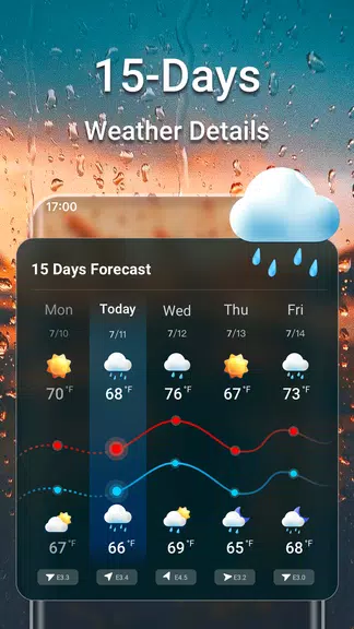 Weather Forecast & Live Radar ภาพหน้าจอ 1