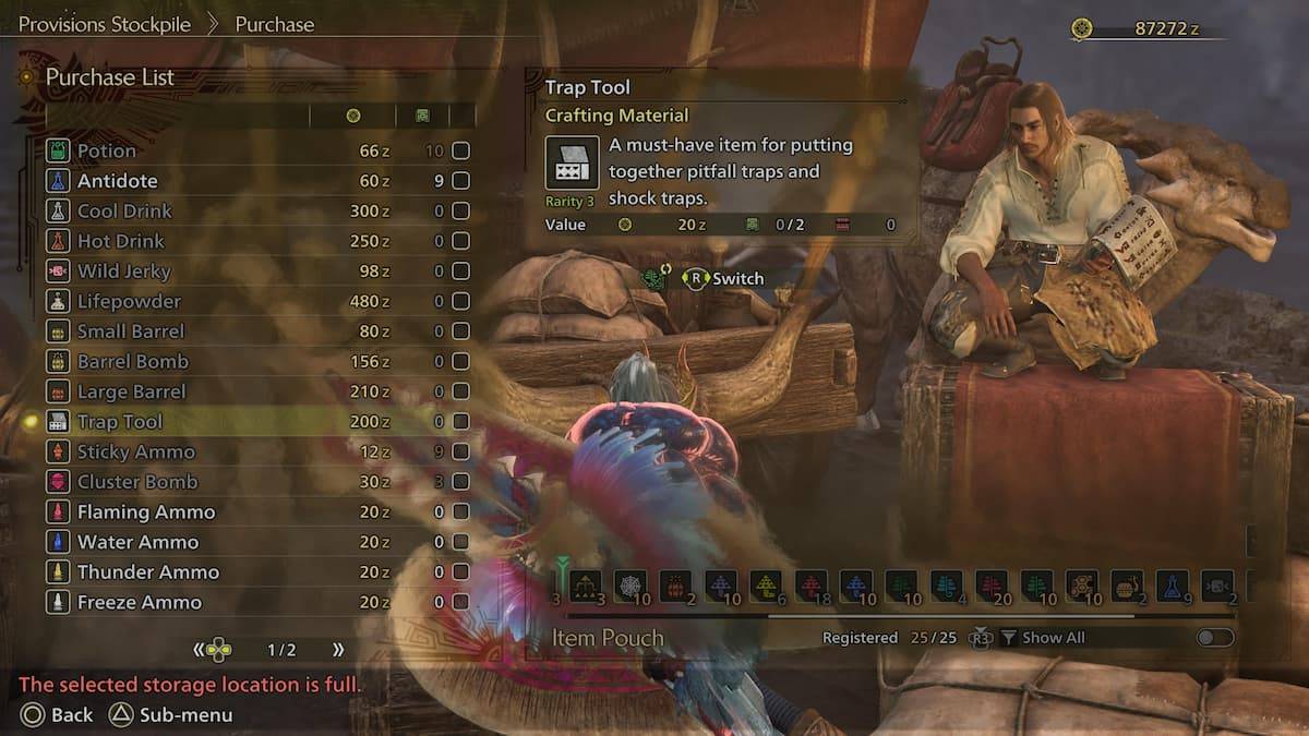 Monster Hunter Wilds Traps Tools