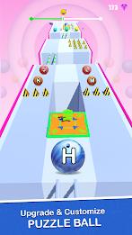 AZ Ball Run Rush 2048 螢幕截圖 2
