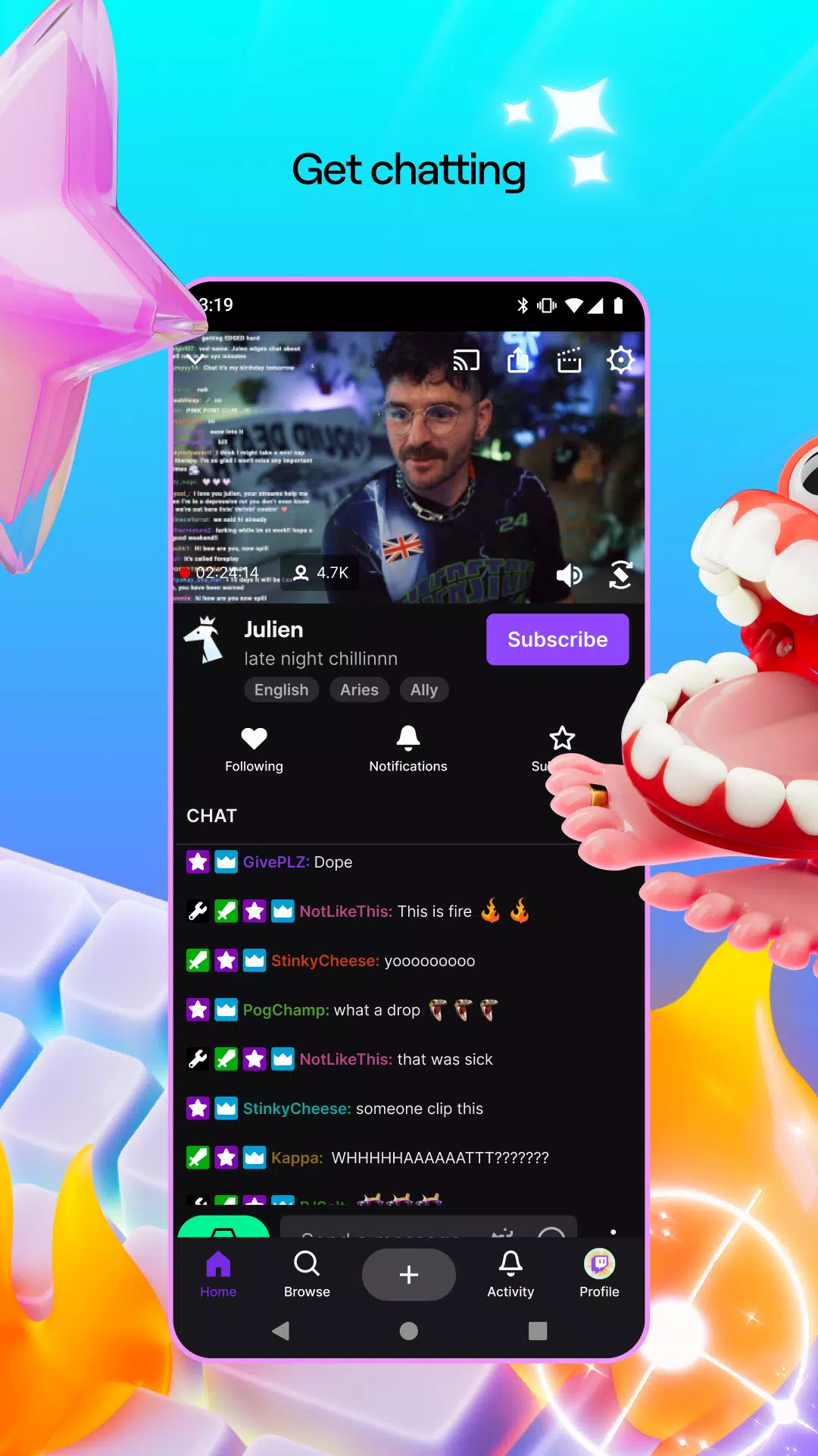 Twitch : streaming en live Capture d'écran 3