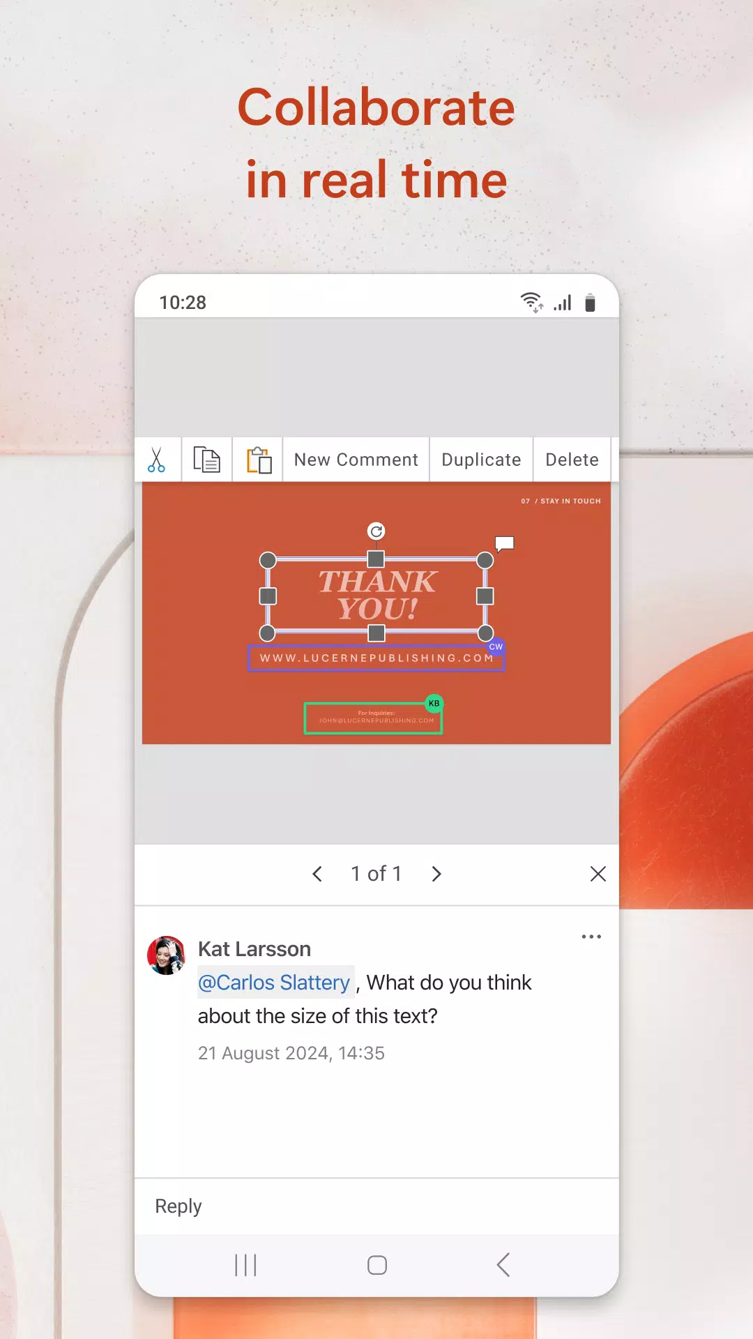 Microsoft PowerPoint Schermafbeelding 2