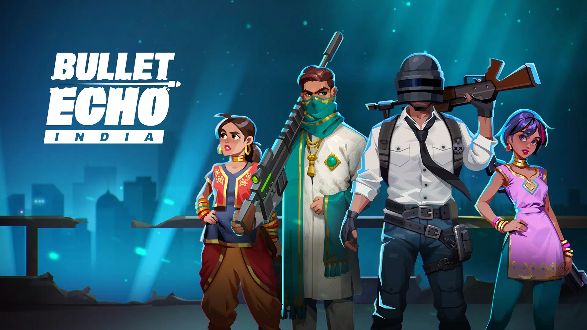 Bullet Echo India: Gun Game Ekran Görüntüsü 0