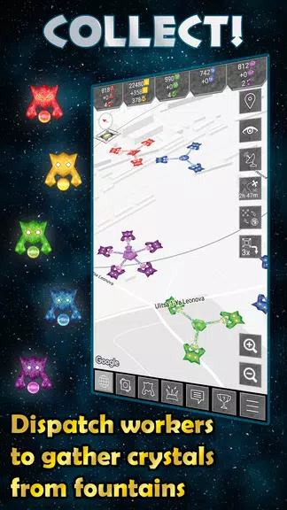 ColorPlanet Resources, GPS MMO Zrzut ekranu 1