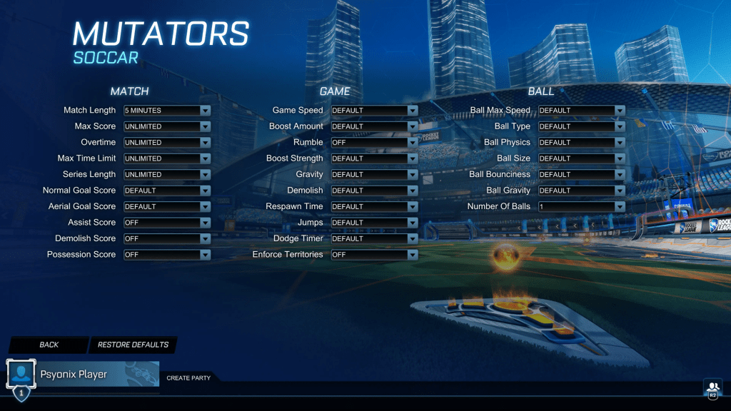 Eine Liste von Mutatatoren aus der Rocket League -Staffel 18
