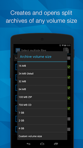 B1 Archiver zip rar unzip ภาพหน้าจอ 1