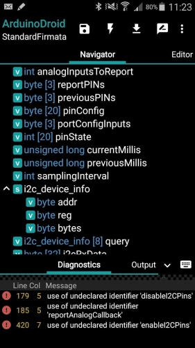 ArduinoDroid Captura de pantalla 1