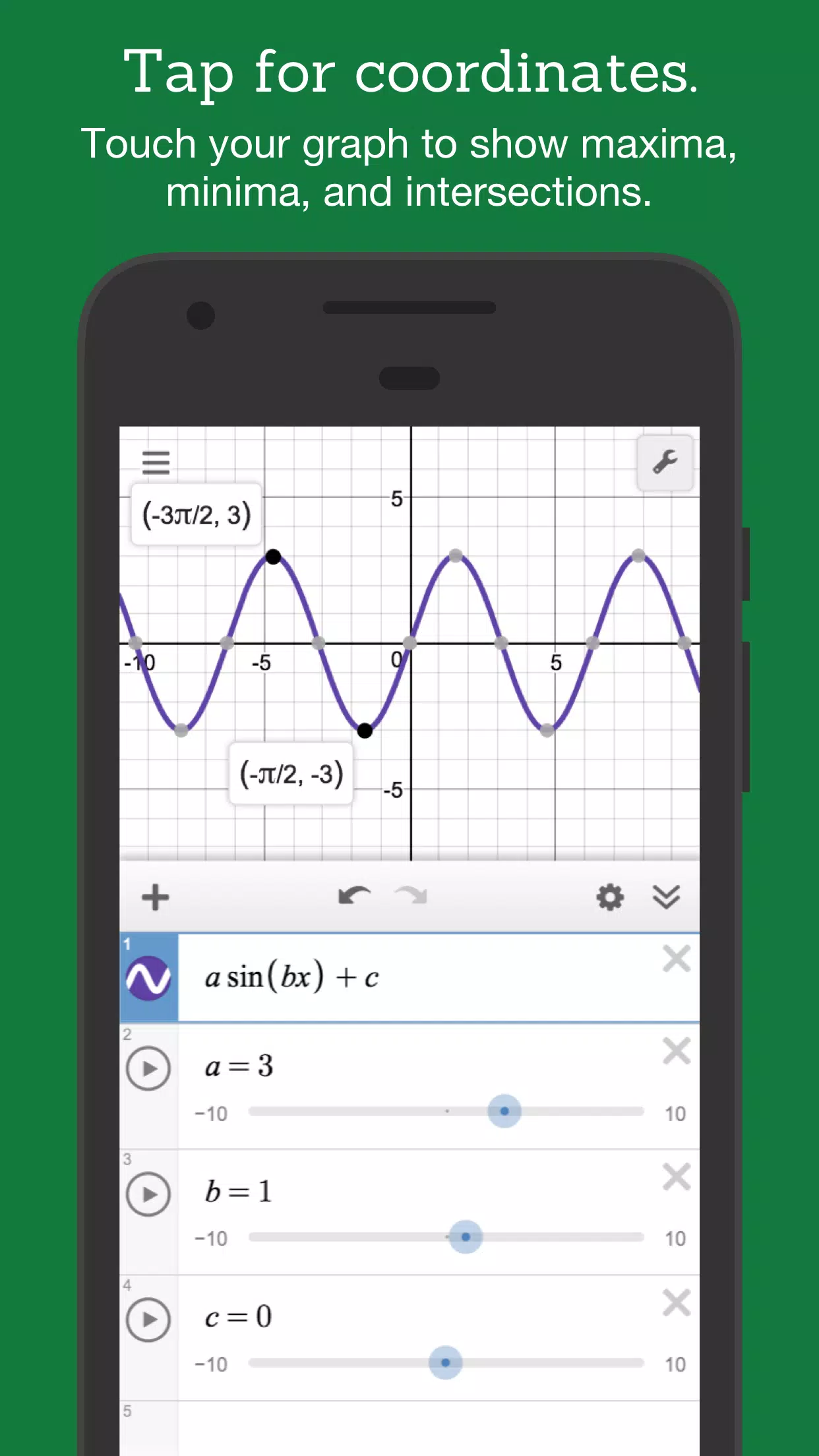 Desmos Schermafbeelding 3