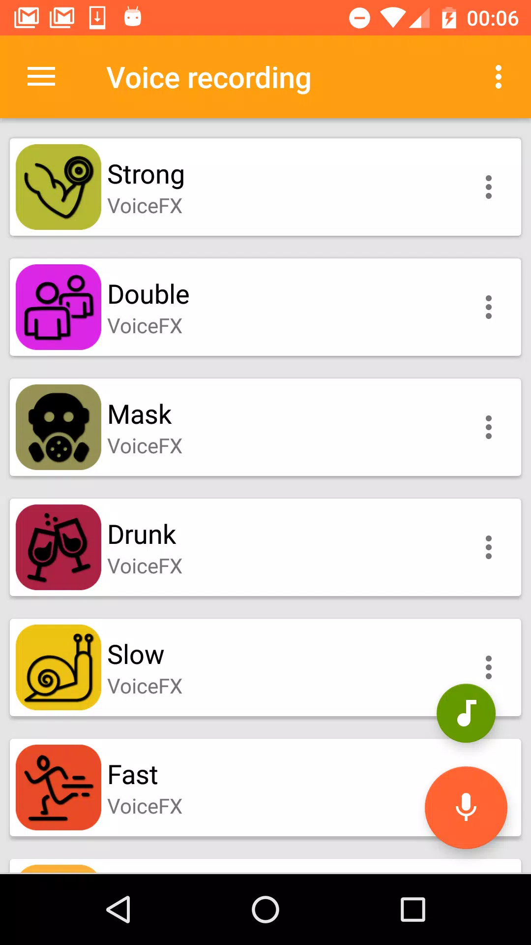 VoiceFX ภาพหน้าจอ 3