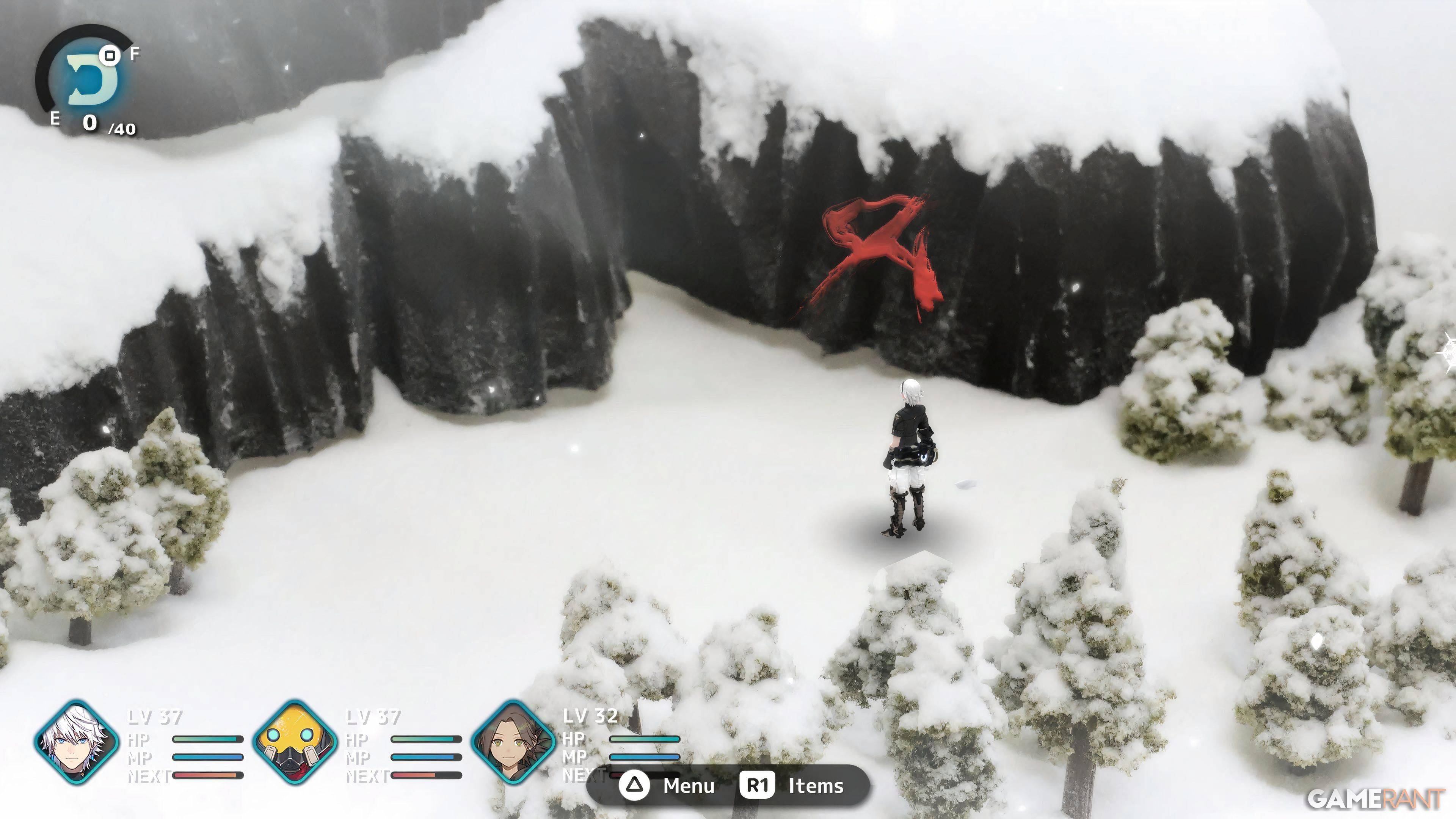 Gefrorenes Tundra -Symbol