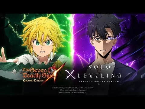 솔로 레벨링 캐릭터들이 세븐 데드리 신: 그랜드 크로스에 등장하는 모습
