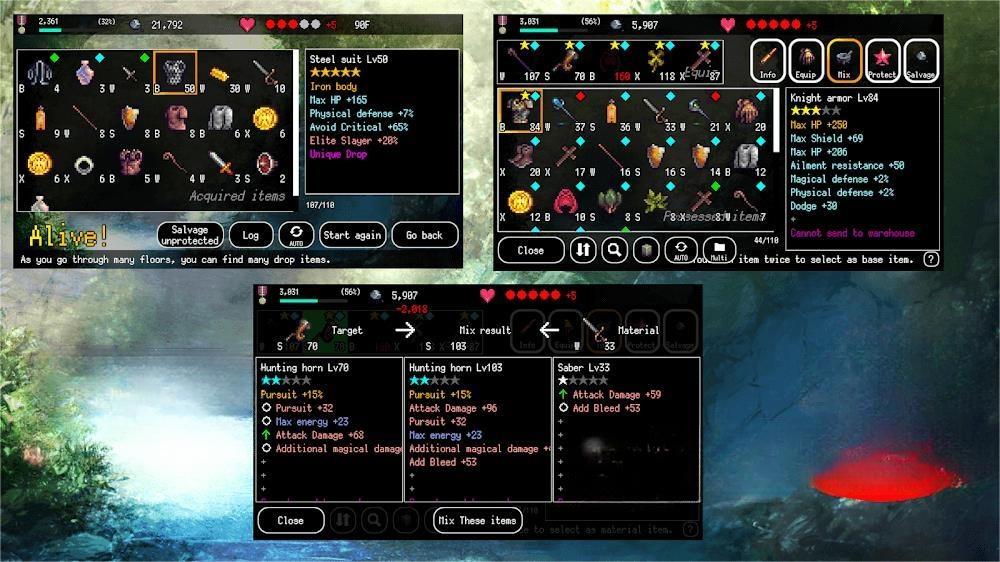B100X Auto Dungeon RPG Tangkapan skrin 1