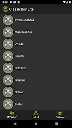 ClassicBoy Lite Games Emulator ဖန်သားပြင်ဓာတ်ပုံ 0
