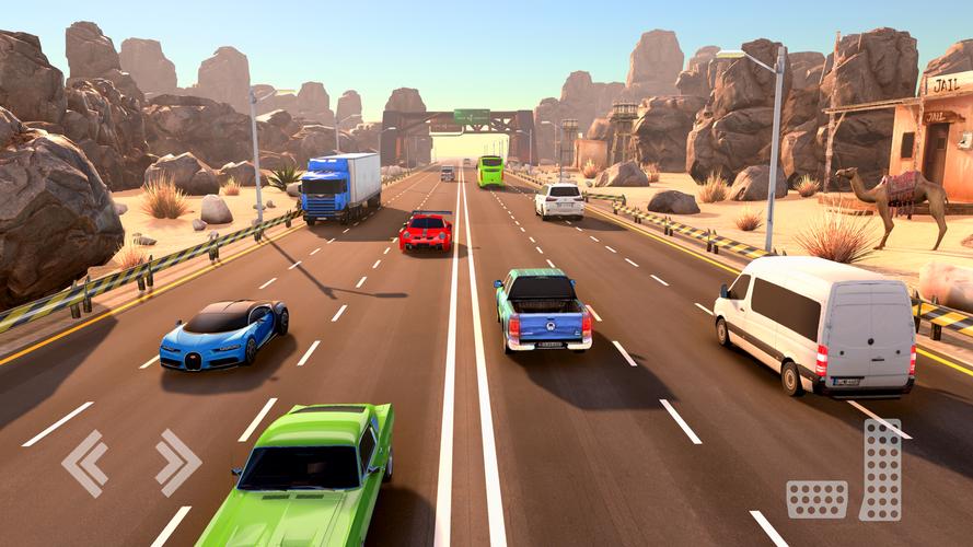 Real Highway Car Racing Games Ảnh chụp màn hình 1