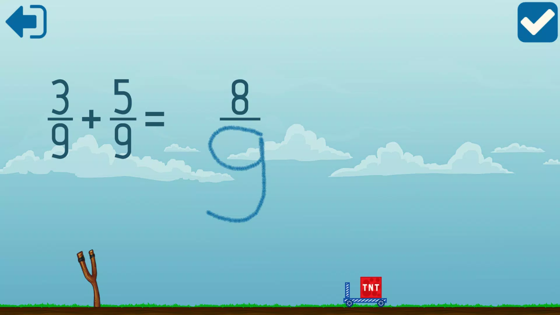 Adding Fractions Math Game ภาพหน้าจอ 3