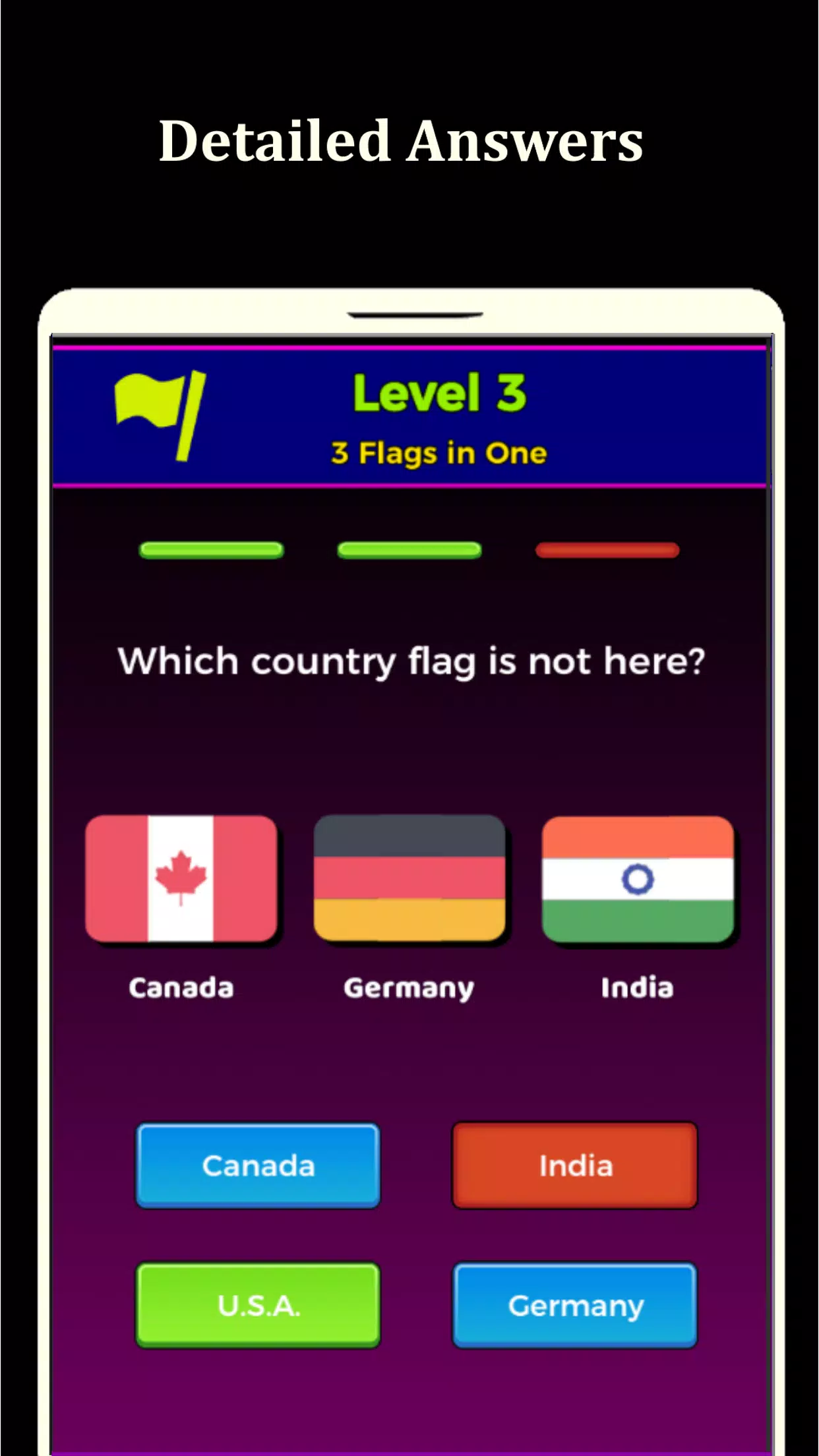 World Flags Quiz Game 螢幕截圖 1