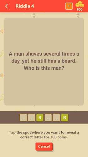 Riddle Me - A Game of Riddles Capture d'écran 3